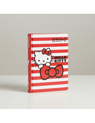 Hello Kitty 12-Month Diary Stripes School Planner 2026-27 PAN76189ST Panini | Futurartshop.com