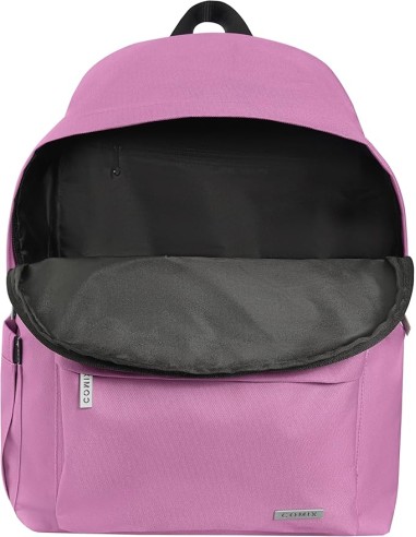 Comix Flat Backpack Mauve Solid Color School Bag PAN73811MA Panini | Futurartshop.com