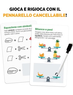 Ludic Cards LogiX – Carte Sfida Riutilizzabili Gioco di Logica HEAIT62753 Headu | Futurartshop.com 2