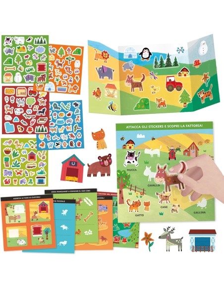 School Stickers Animals & Environment – Kids HEAIT62616 Headu | Futurartshop.com