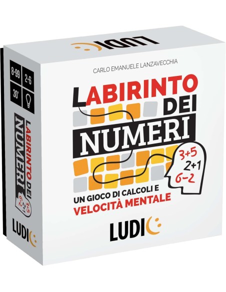 Ludic Labirinto dei Numeri – Gioco di Calcolo e Velocità Mentale HEAIT63736 Headu | Futurartshop.com
