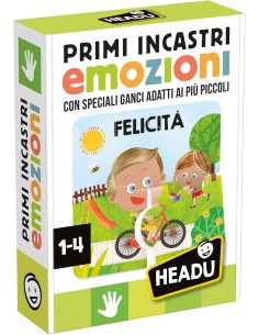 My First Emotions Puzzles – Shape Sorter for Kids 1-4 HEAIT60933 Headu | Futurartshop.com