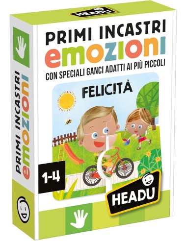 Primi Incastri Emozioni – Puzzle Bambini 1-4 Anni HEAIT60933 Headu | Futurartshop.com