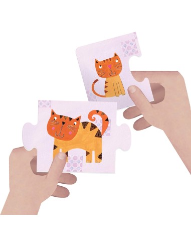 Cubs & Food – 36 Self-Correcting Puzzle Pieces HEAIT20058 Headu | Futurartshop.com