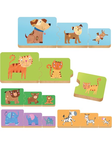 Wooden Games Big & Small – Wooden Logic Game for Toddlers HEAIT60919 Headu | Futurartshop.com