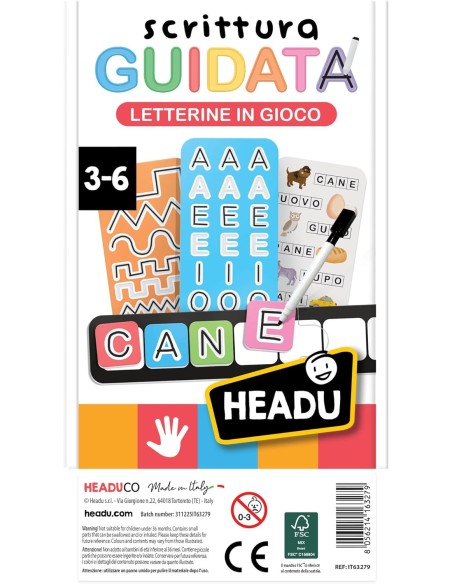 Guided Writing Letters Game - Learn to Write for Kids HEAIT63279 Headu | Futurartshop.com