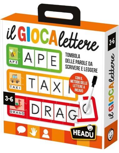 The Letter Game - Fun Alphabet Learning Toy for Kids HEAIT61282 Headu | Futurartshop.com