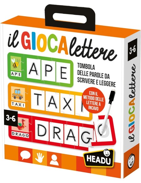 The Letter Game - Fun Alphabet Learning Toy for Kids HEAIT61282 Headu | Futurartshop.com