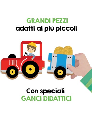 Wooden Games Primi Giochi in Legno - Gioco Educativo HEAIT61978 Headu | Futurartshop.com