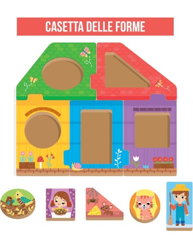 Wooden Games Primi Giochi in Legno - Gioco Educativo HEAIT61978 Headu | Futurartshop.com