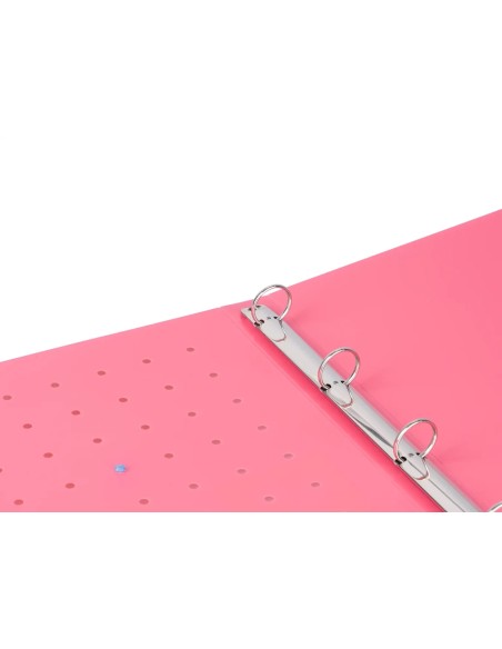 Pin It Ring Binder A4 Folder corallo LAGCOL25200-5 Colourbook | Futurartshop.com