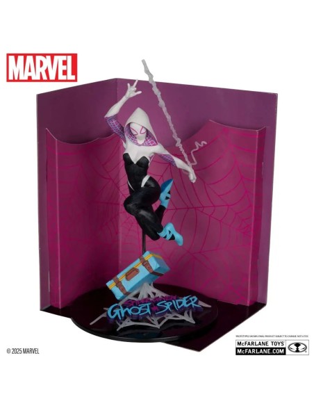Marvel Collection Ghost-Spider 1:10 Scale Action Figure Wv5 COS108484 McFarlane Toys | Futurartshop.com