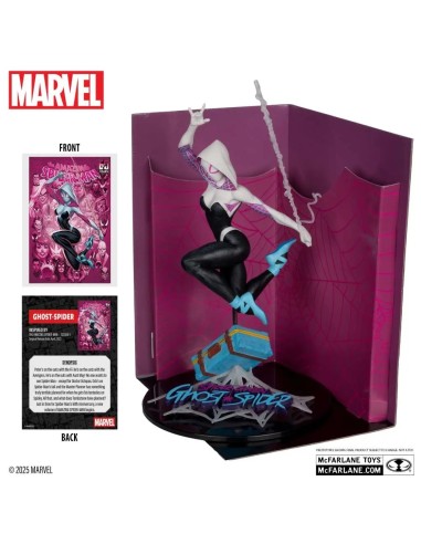 Marvel Collection Ghost-Spider 1:10 Scale Action Figure Wv5 COS108484 McFarlane Toys | Futurartshop.com