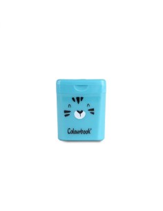 Metal Pencil Sharpener with Eraser 2 Holes Container LAGCOL26021 Colourbook | Futurartshop.com