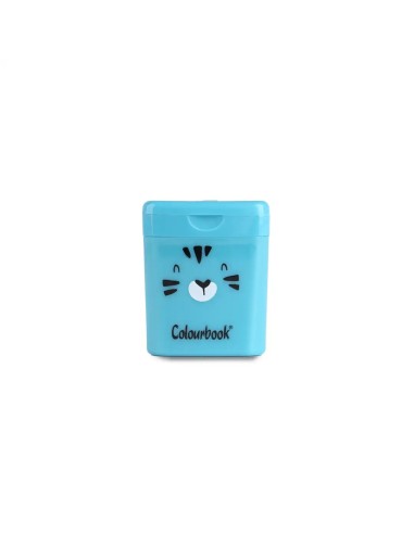 Metal Pencil Sharpener with Eraser 2 Holes Container LAGCOL26021 Colourbook | Futurartshop.com