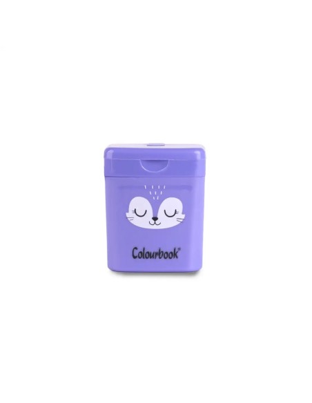 Metal Pencil Sharpener with Eraser 2 Holes Container LAGCOL26021 Colourbook | Futurartshop.com