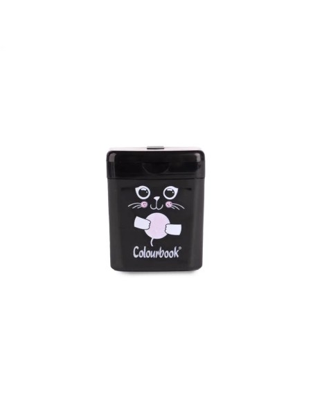 Metal Pencil Sharpener with Eraser 2 Holes Container LAGCOL26021 Colourbook | Futurartshop.com
