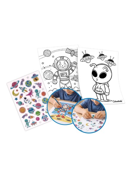 Kiddo Alien World Play Set LAGCOL26602 Colourbook | Futurartshop.com
