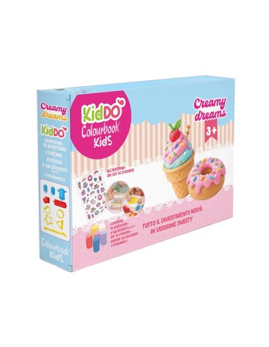 Set Plastilina Creamy Dreams Kiddo LAGCOL26603 Colourbook | Futurartshop.com