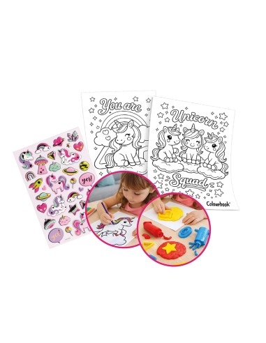 Set Plastilina Unicorno Kiddo LAGCOL26600 Colourbook | Futurartshop.com