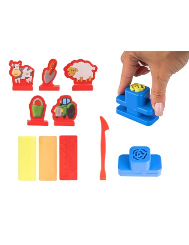 Set Plastilina La Fattoria Kiddo LAGCOL24037 Colourbook | Futurartshop.com