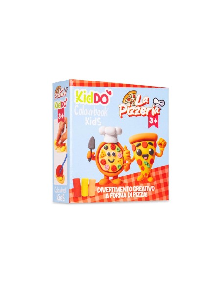 Kiddo Pizzeria Plasticine Set LAGCOL24035 Colourbook | Futurartshop.com