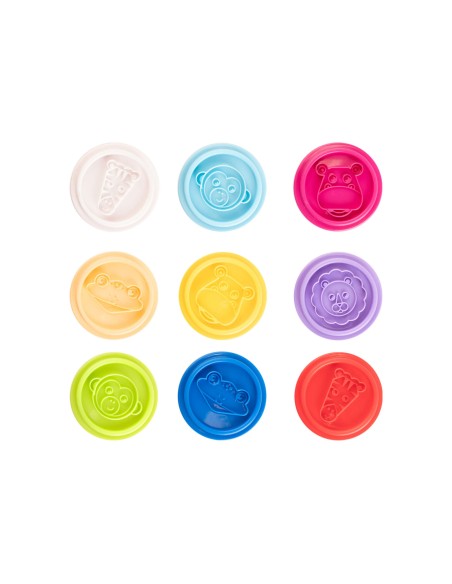 Set Plastilina Kiddo 9 Vasetti da 55 g LAGCOL24033 Colourbook | Futurartshop.com