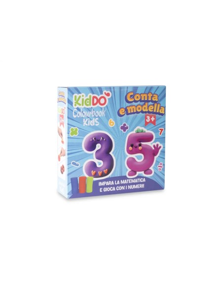 Kiddo Count and Model Modeling Clay Set Educational Numbers LAGCOL24029 Colourbook | Futurartshop.com