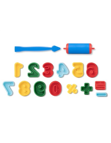 Kiddo Count and Model Modeling Clay Set Educational Numbers LAGCOL24029 Colourbook | Futurartshop.com