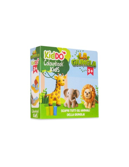 Kiddo Jungle Modeling Clay Set Animals Creative Play for Kids LAGCOL24038 Colourbook | Futurartshop.com