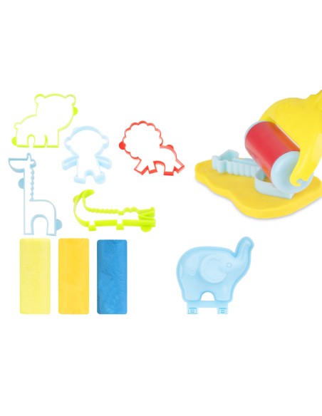 Set Plastilina La Giungla Kiddo Animali Gioco Creativo Bambini LAGCOL24038 Colourbook | Futurartshop.com