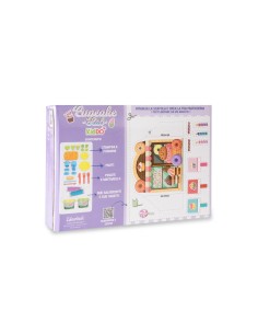 Set Plastilina Cupcake Lab Kiddo Laboratorio Dolci Creativo LAGCOL24026 Colourbook | Futurartshop.com 2