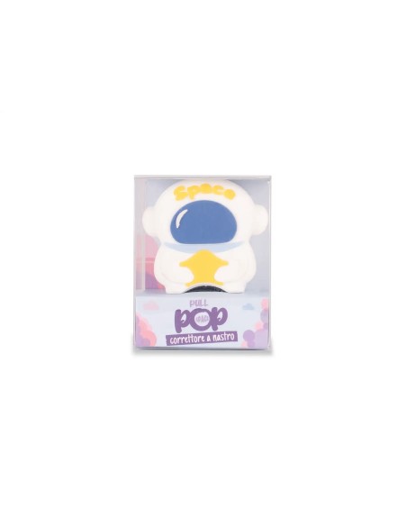 Correttore a Nastro Pull Pop Space Scuola Ufficio 2 Modelli LAGCOL25355 Colourbook | Futurartshop.com