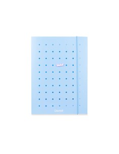 Pin It Folder A4 Angel Blue 3 Flaps with Elastic Document Organizer LAGCOL25210-4 Colourbook | Futurartshop.com
