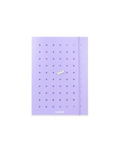 Pin It Folder A4 Violet 3 Flaps with Elastic Document Organizer LAGCOL25210-3 Colourbook | Futurartshop.com