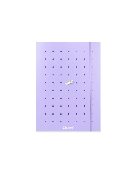 Pin It Folder A4 Violet 3 Flaps with Elastic Document Organizer LAGCOL25210-3 Colourbook | Futurartshop.com
