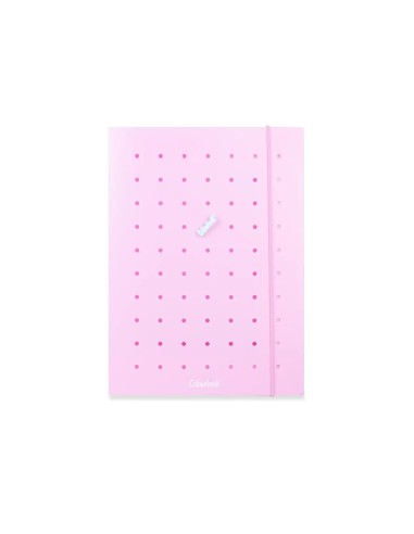 Pin It Folder A4 Pink 3 Flaps with Elastic Document Organizer LAGCOL25210-2 Colourbook | Futurartshop.com