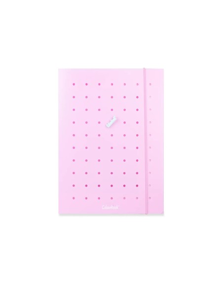 Pin It Folder A4 Pink 3 Flaps with Elastic Document Organizer LAGCOL25210-2 Colourbook | Futurartshop.com