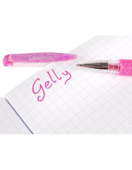Gelly Pack of 10 Glitter Gel Pens Colored Creative Writing Set LAGCOL23550G Colourbook | Futurartshop.com