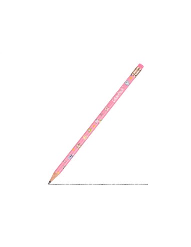 Abstract Pencil with Eraser HB Set of 3 Colors School Stationery LAGCOL25930  | Futurartshop.com