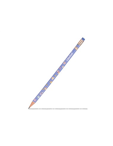 Abstract Pencil with Eraser HB Set of 3 Colors School Stationery LAGCOL25930  | Futurartshop.com
