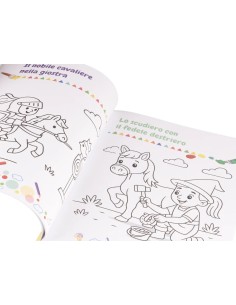 The Book of Colors Castle with 3 Markers Kids Coloring Book LAGCOL25097 Colourbook | Futurartshop.com 2
