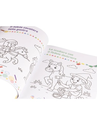 Il Libro dei Colori Castello con 3 Pennarelli Album da Colorare LAGCOL25097 Colourbook | Futurartshop.com