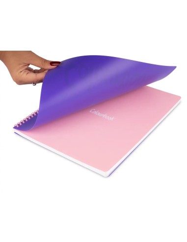 A5 Spiral Notebook Soft Cover 5mm Squared Graph LAGCOL25594 Colourbook | Futurartshop.com