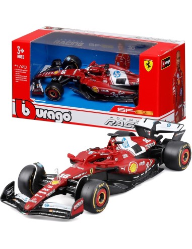 Ferrari SF-25 F1 2025 16 Leclerc Diecast Model Car 1:43 BUR18-36853L Burago | Futurartshop.com