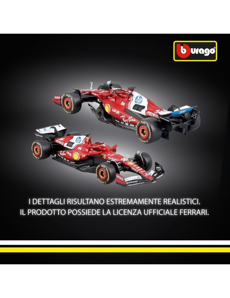 Ferrari SF-25 F1 2025 16 Leclerc Diecast Model Car 1:43 BUR18-36853L Burago | Futurartshop.com