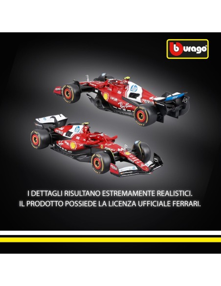 Ferrari SF-25 F1 2025 44 Hamilton Diecast Model Car 1:43 BUR18-36853H Burago | Futurartshop.com