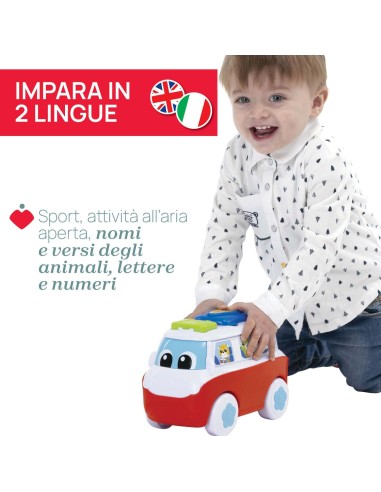 Van Life Bilingual Talking Educational Camper Toy for Kids NEW11557000680 Chicco | Futurartshop.com