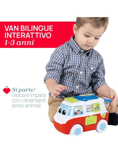 Van Life Bilingual Talking Educational Camper Toy for Kids NEW11557000680 Chicco | Futurartshop.com