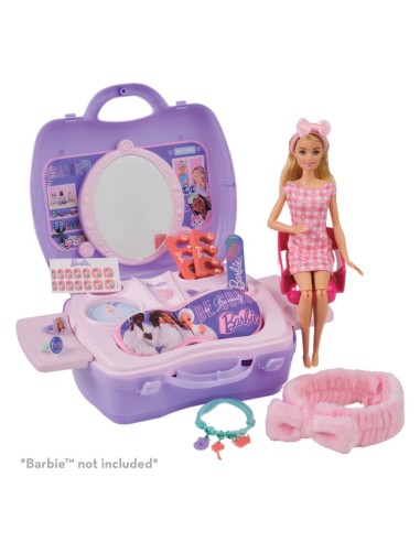 Valigetta Barbie Deluxe Wellness and Beauty Playset Bambine NEW00925 Grandi giochi | Futurartshop.com